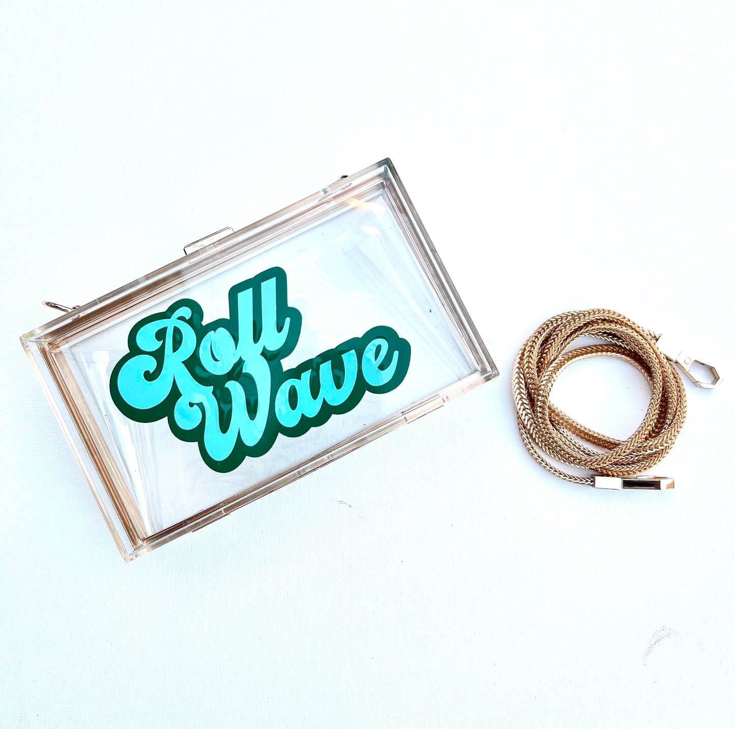 Everly Bag / Roll Wave / Vintage Font / Green