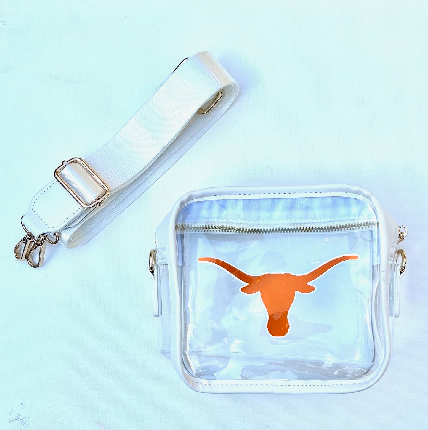 Brighton Bag / White /  UT Longhorns