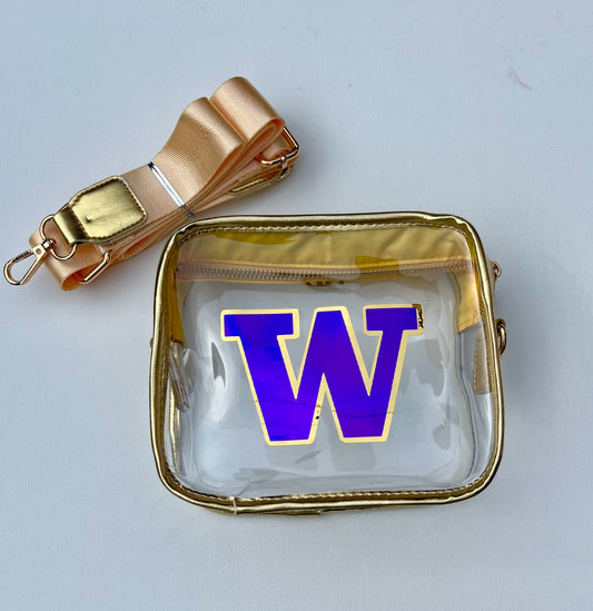 Brighton Bag / Gold /  University of Washington